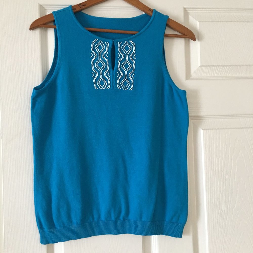 🌞 Aqua Cotton Knit Top - 3/$25 🌞